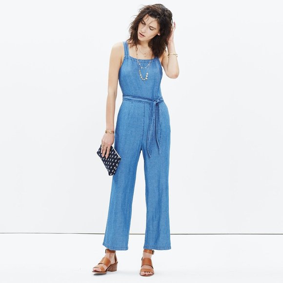 Madewell Pants - Madewell Muralist Chambray Jumpsuit 6